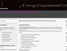 Tablet Screenshot of energyengineeredsolutions.com